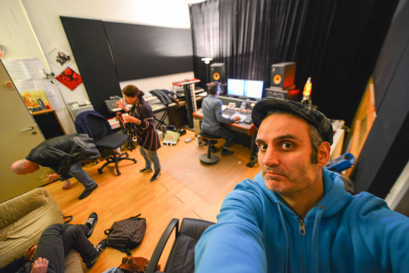 Studio 2014 – Aufnahmen zu Debütalbum «Es brennt – was tun?»